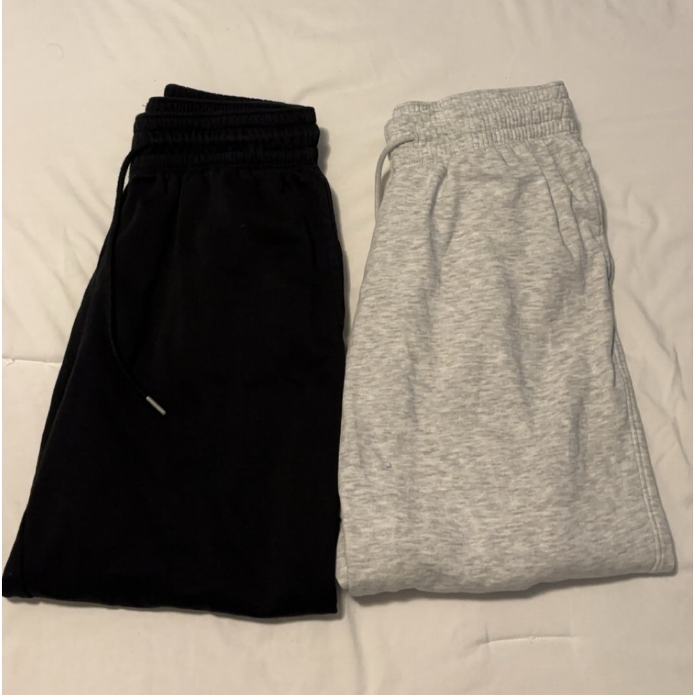 Black and grey H&M sweats
